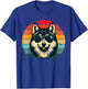 Cool Retro Wolf in Sunglasses 70s 80s 90s Novelty Funny Wolf T-Shirt - T-Shirt | Royal