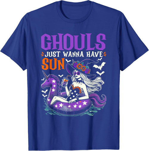 Summerween Summer Halloween Unicorn Float Witch Ghoul