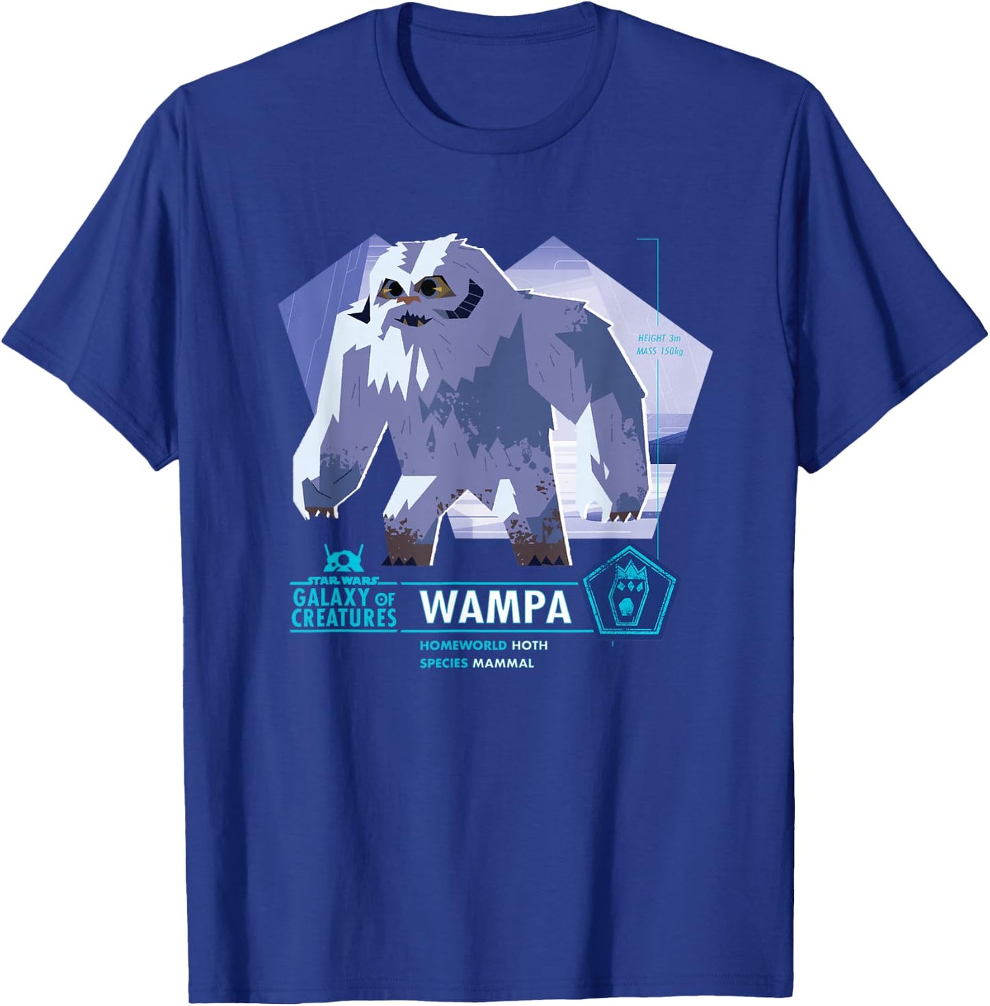 Star Wars Galaxy of Creatures Wampa Mammal T-Shirt - T-Shirt | Royal
