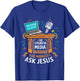 I Do Church Media For Miracles Ask Jesus Audio Tech Funny T-Shirt - T-Shirt | Royal