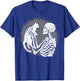Skeleton Cat Skull Kitty Cute Halloween Men Women Kids T-Shirt - T-Shirt | Royal