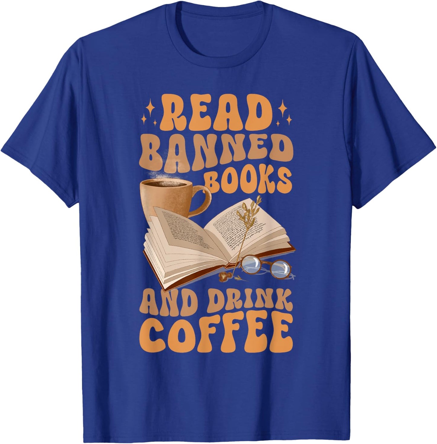 Banned Books Coffee T-Shirt - T-Shirt | Royal