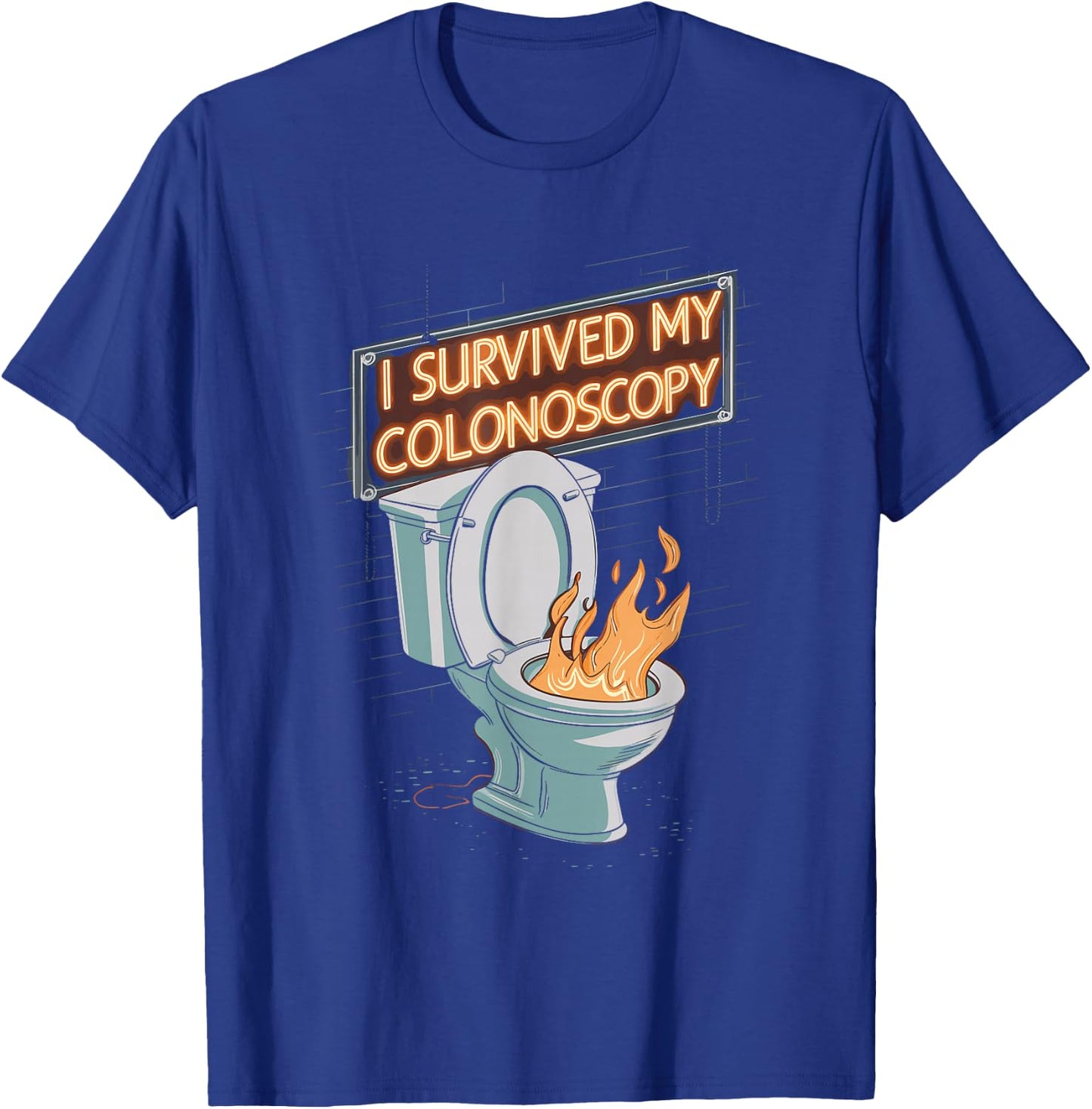 I Survived My Colonoscopy Gastroenterology T-Shirt - T-Shirt | Royal