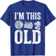 I'm This Old Classic Car Distributor Drum Brake Choke T-Shirt - T-Shirt | Royal