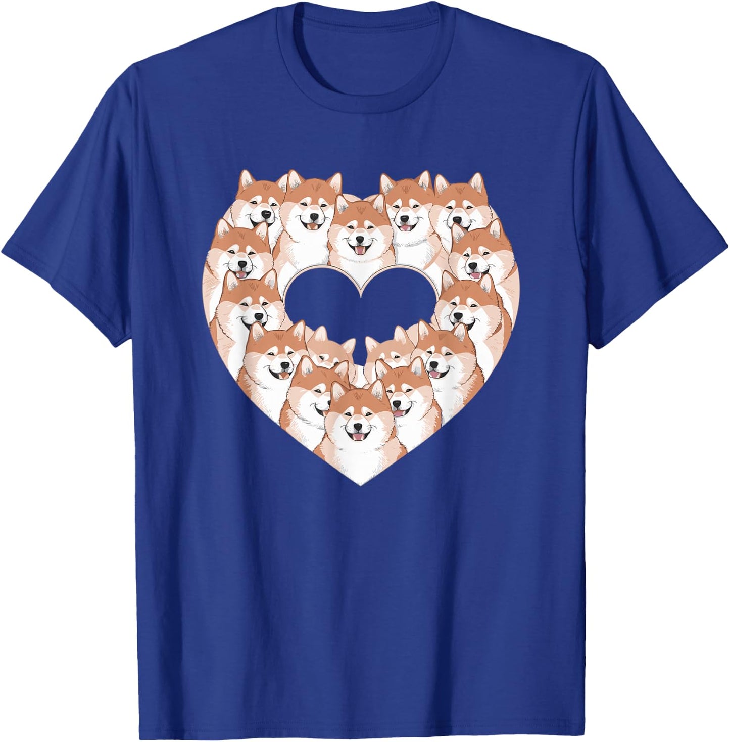 Heart Akita Inu Akitas T-Shirt - T-Shirt | Royal