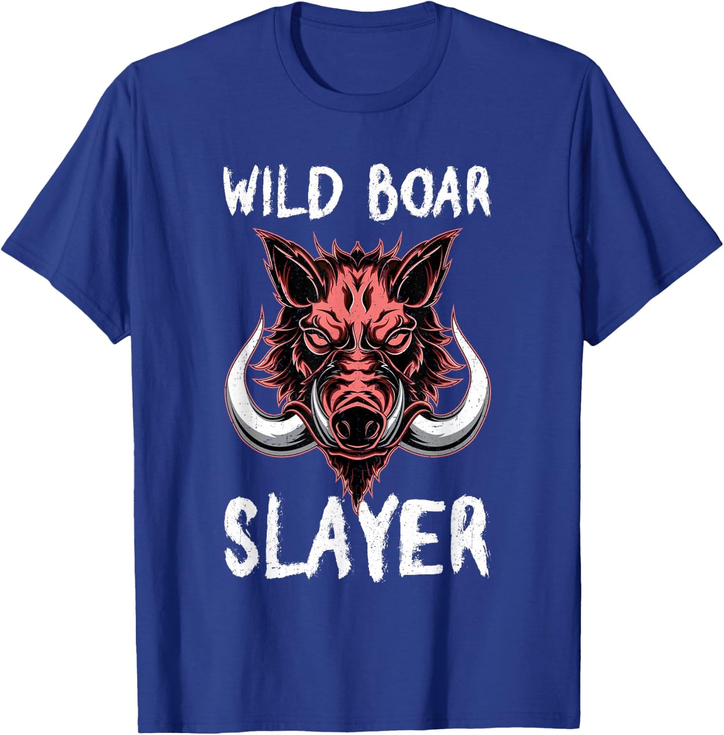 Wild Boar Slayer Funny Hog Hunting T-Shirt - T-Shirt | Royal