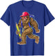 Funny Bigfoot Back to School Kid Bigfoot Backpack Boys T-Shirt - T-Shirt | Royal