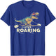 Funny Rowing T-Rex I Love Roaring T-Shirt - T-Shirt | Royal