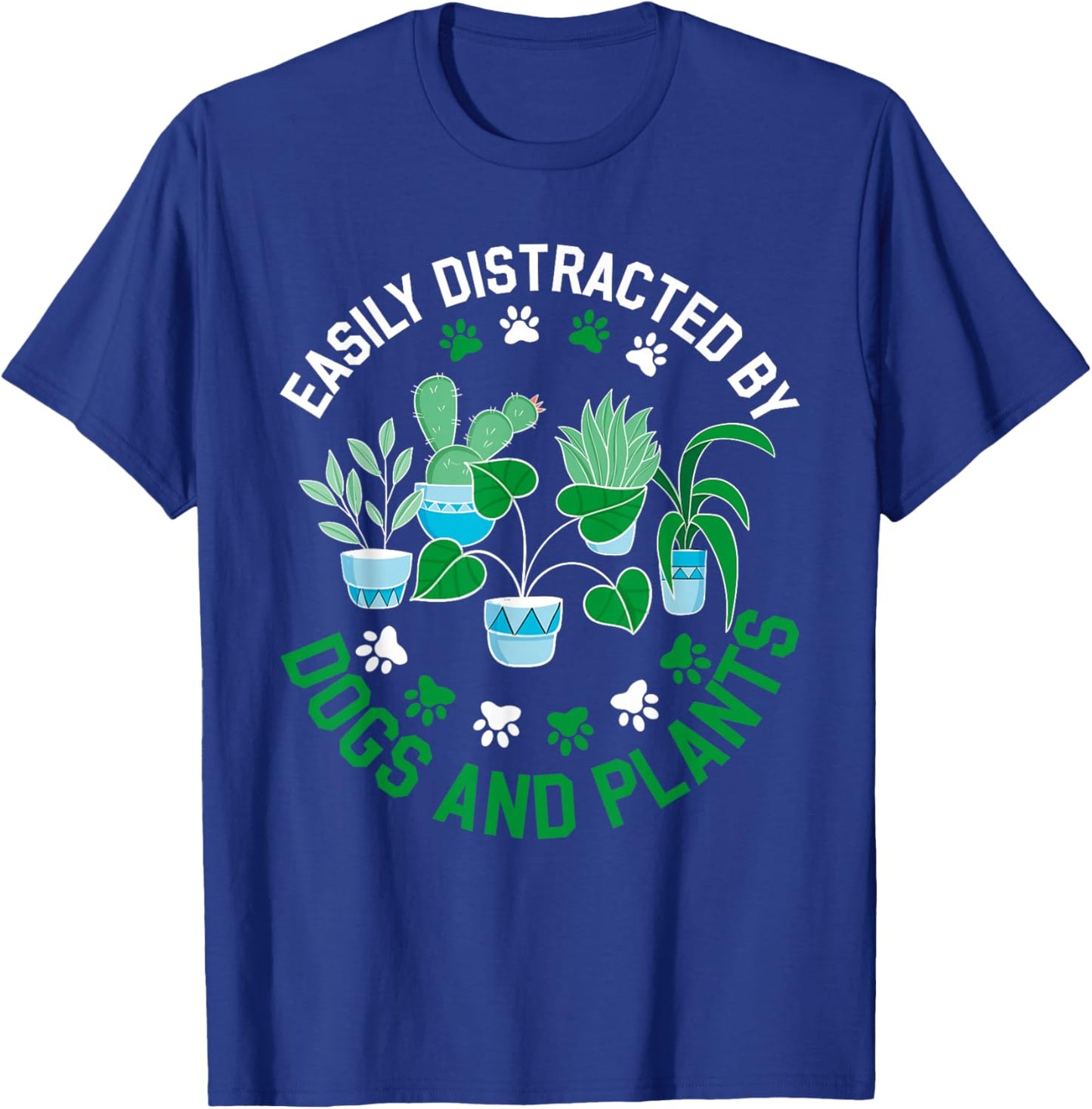 Plants and Dogs Shirt Dogs Plant T-Shirt - T-Shirt | Royal