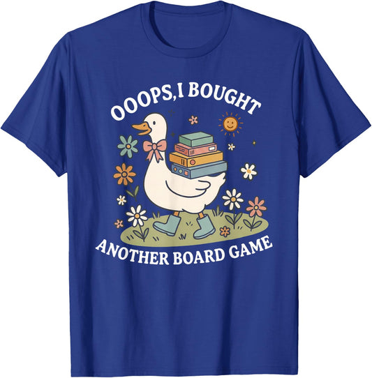 Funny Silly Goose Gamer I Bought Another Board Game T-Shirt - T-Shirt | Royal
