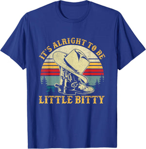 It’s Alright To Be Little Bitty Country Music Toddler T-Shirt - T-Shirt | Royal