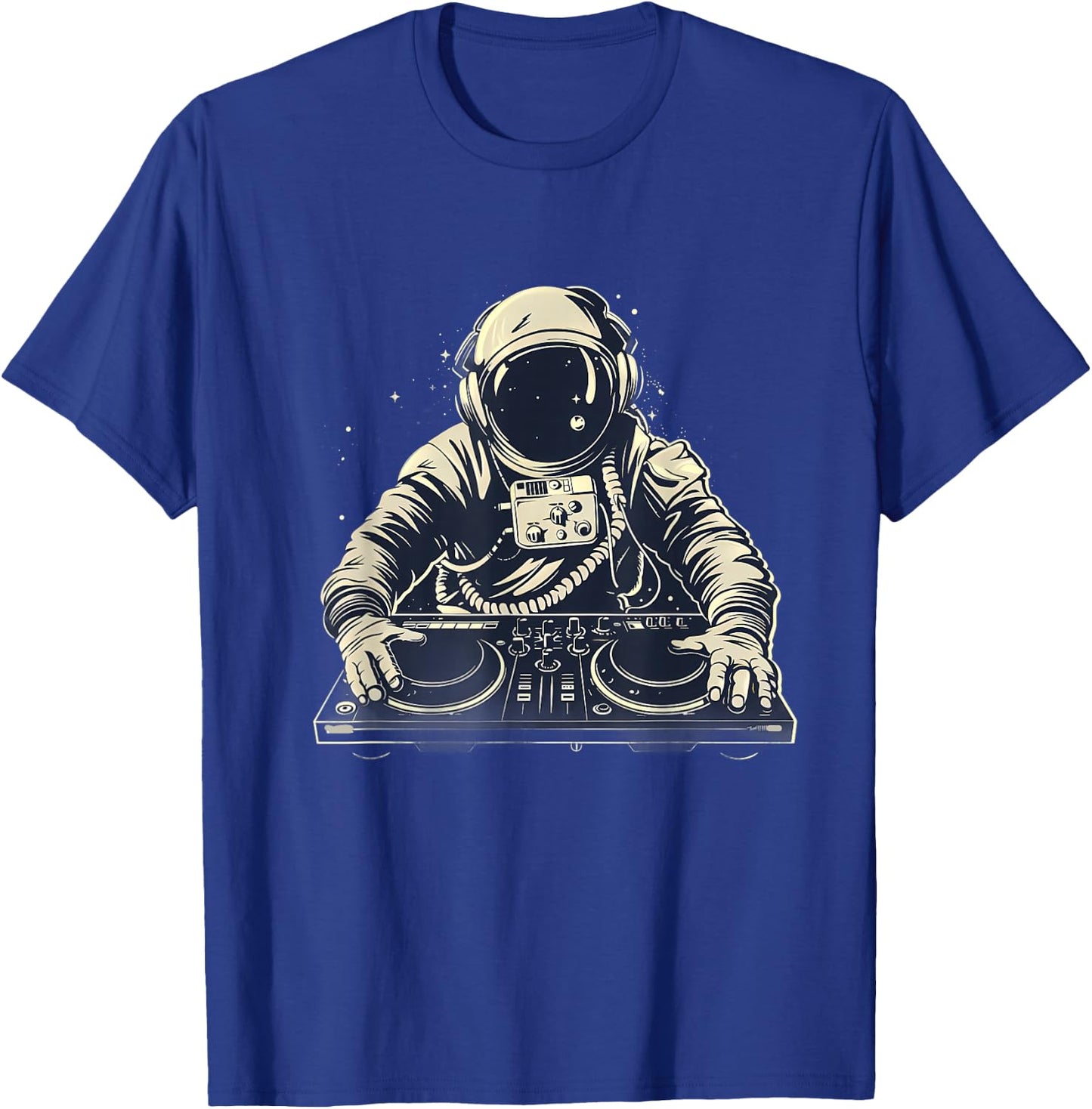 Astronaut DJ Dance Music House Techno Turntable DJ Astronaut T-Shirt - T-Shirt | Royal