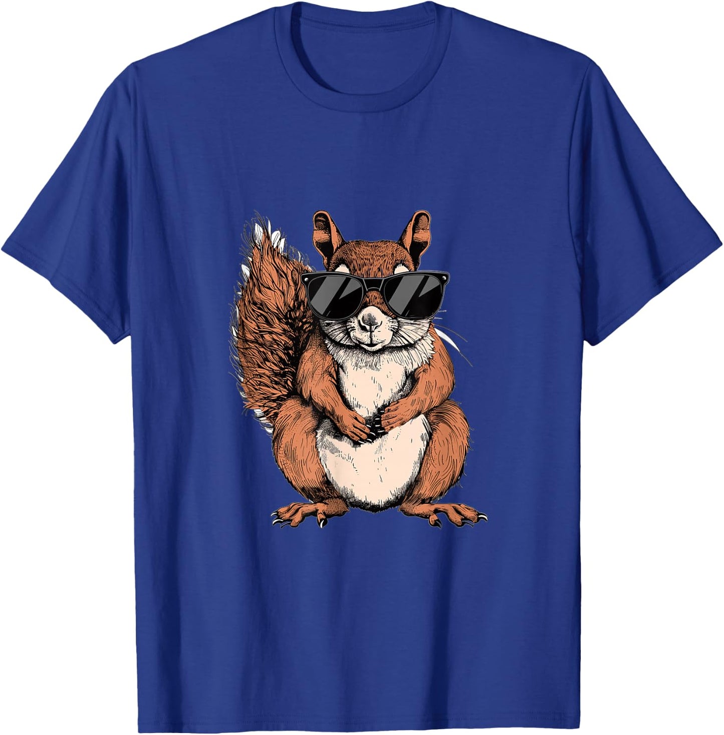 Squirrel Animal Lover Graphic T-Shirt - T-Shirt | Royal