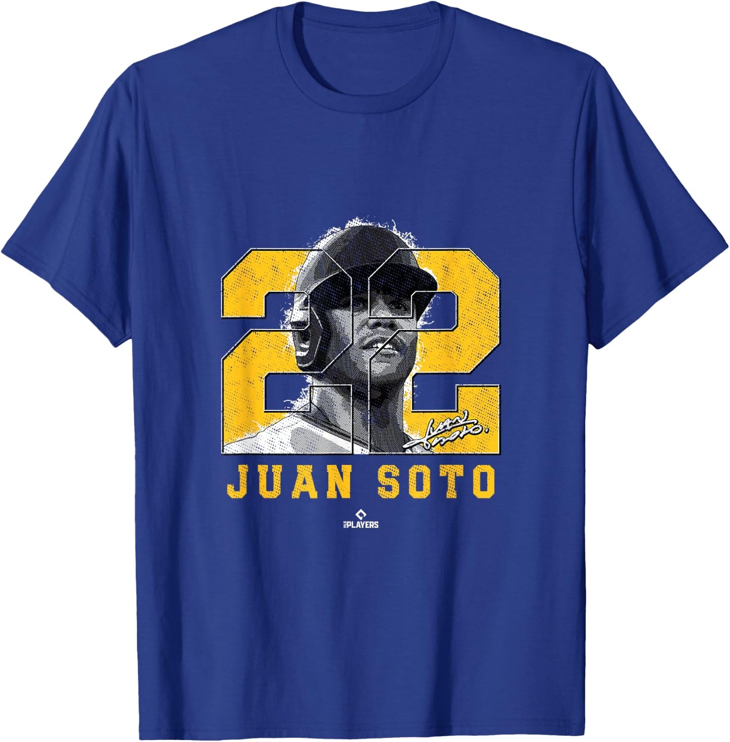 Juan Soto Silhouette San Diego MLBPA T-Shirt - T-Shirt | Royal