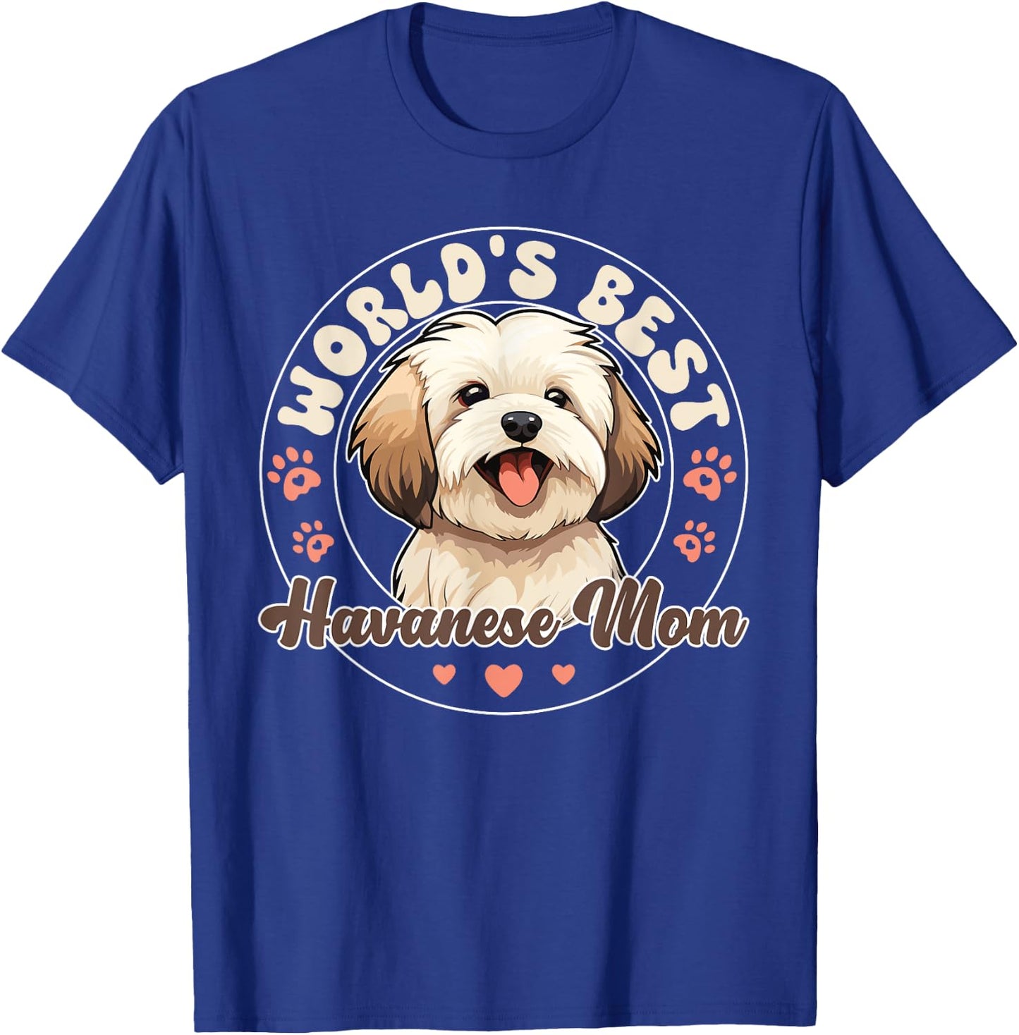 Havanese Dog World's Best Havanese Mom T-Shirt - T-Shirt | Royal