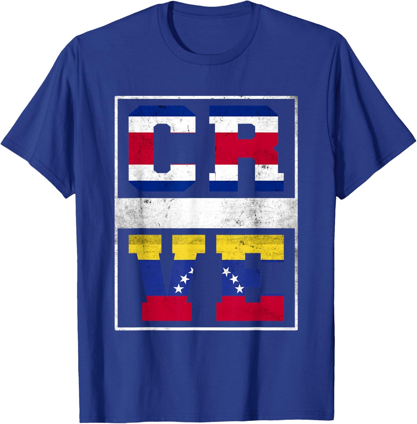 Costa Rica and Venezuela Mix Costa Rican Venezuelan Roots T-Shirt - T-Shirt | Royal