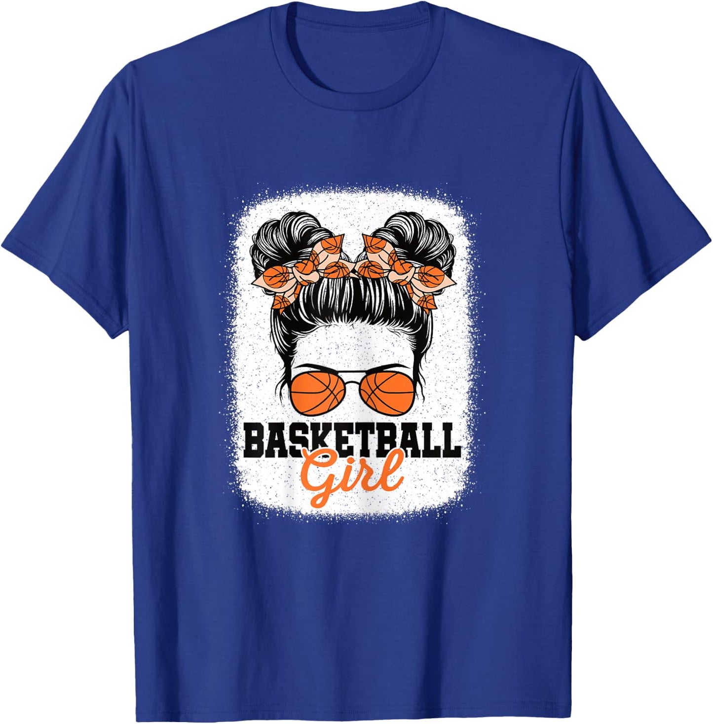 Basketball Girl Cute Basketball Player Women Girls T-Shirt - T-Shirt | Royal