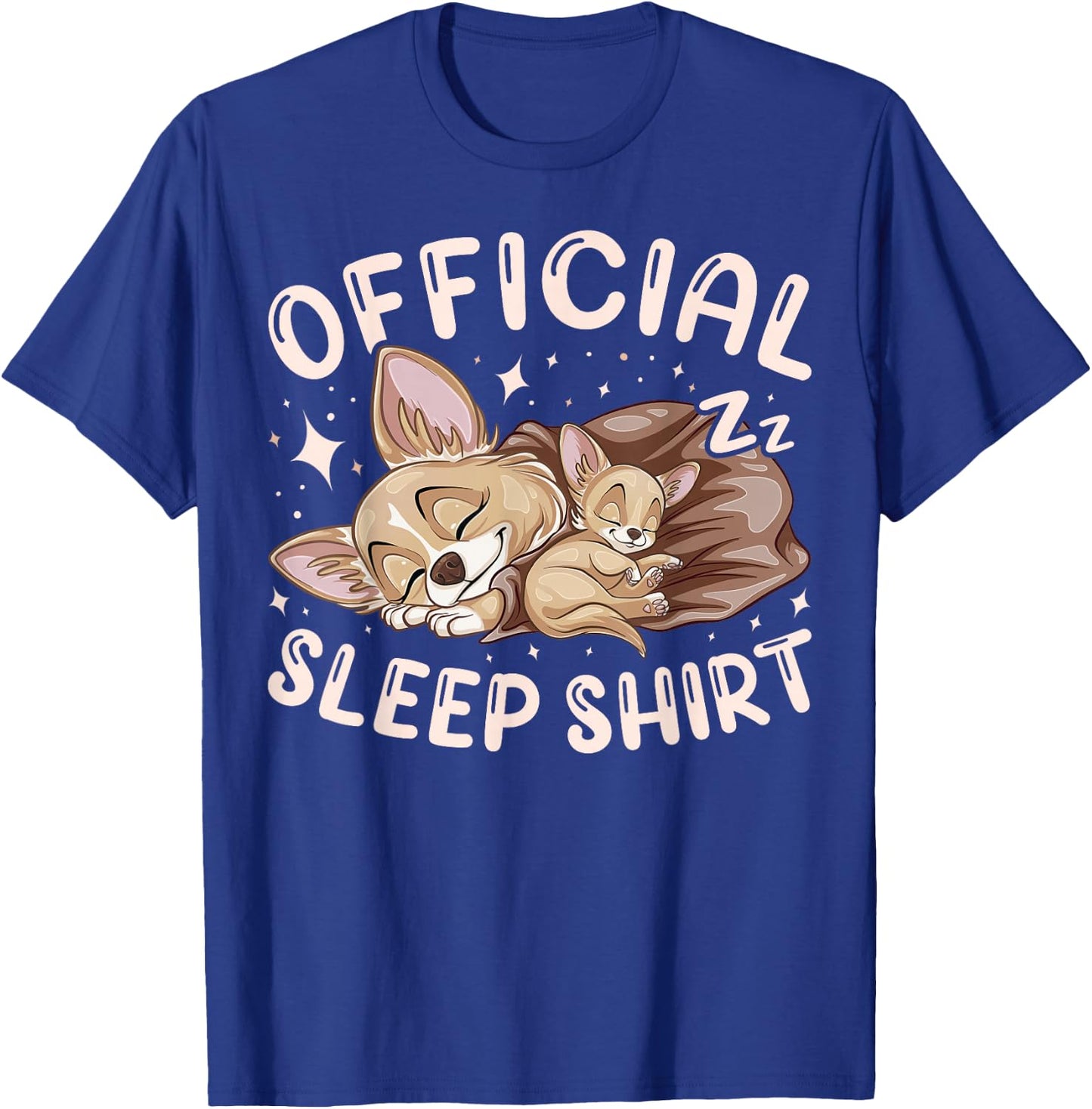Official Sleep Shirt, Chihuahua Dog with Puppy T-Shirt - T-Shirt | Royal