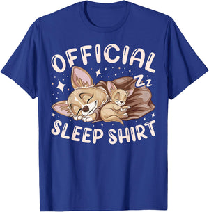 Official Sleep Shirt, Chihuahua Dog with Puppy T-Shirt - T-Shirt | Royal