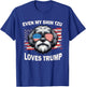 Even My Shih Tzu Loves Trump, Trump Supporter Dog Lover Men Women T-Shirt - T-Shirt | Royal