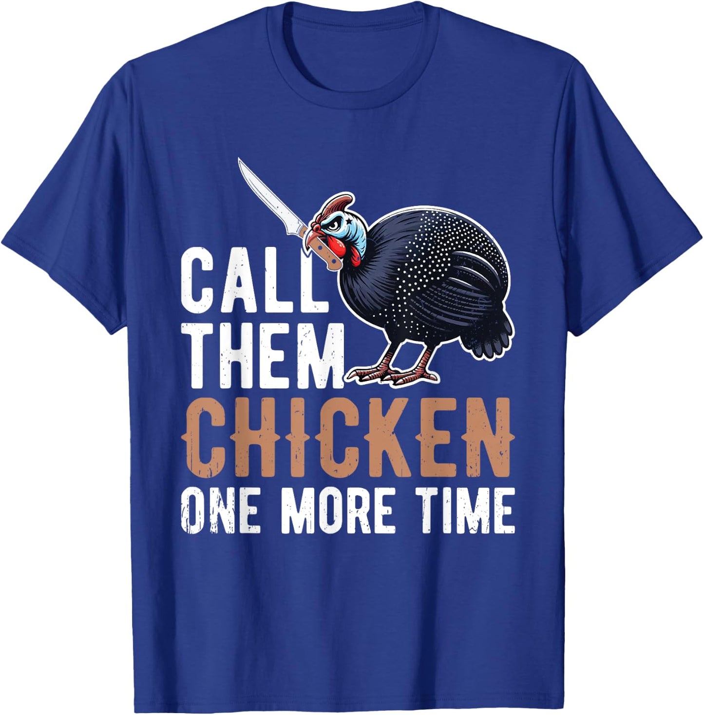 Guinea Hen Guinea Fowl T-Shirt - T-Shirt | Royal