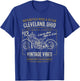 Cleveland Ohio Vintage Style Motorcycle Adventure Design T-Shirt - T-Shirt | Royal