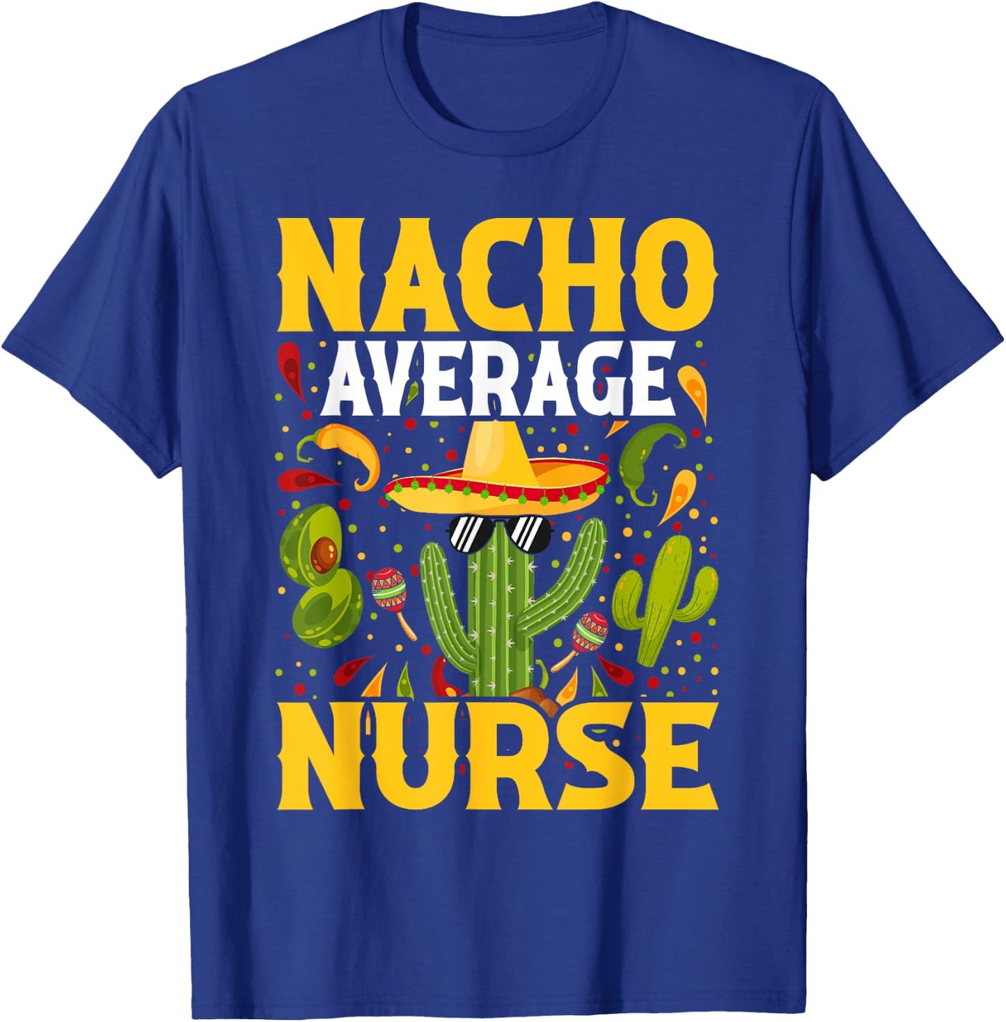 Fun Nursing Appreciation Humor | Funny Female & Male Nurse T-Shirt - T-Shirt | Royal
