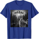 Rabbit Selfie With UFO - Funny Bunny Graphic Alien Lover T-Shirt - T-Shirt | Royal