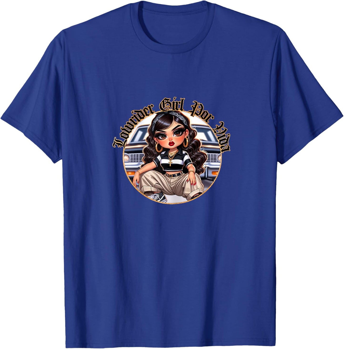 Funny Cholo 90s Gangster T-Shirt - T-Shirt | Royal