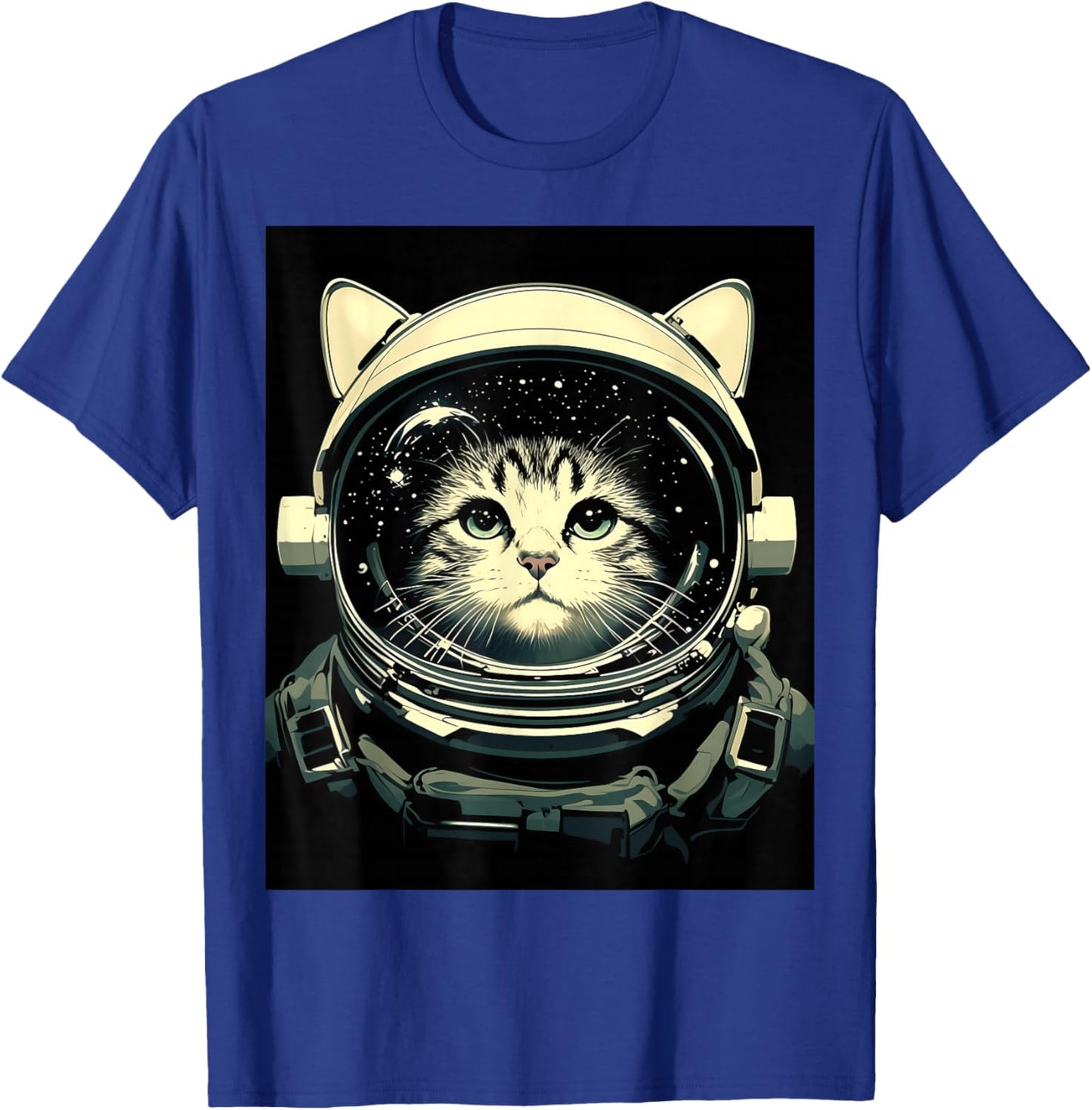 Astronaut Cat T-Shirt - T-Shirt | Royal