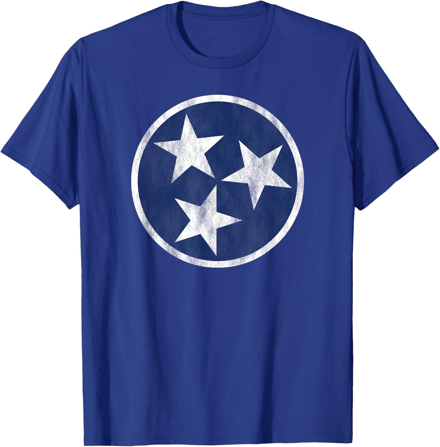 Retro Tennessee Flag Star Logo Volunteer State Nashville TN T-Shirt - T-Shirt | Royal