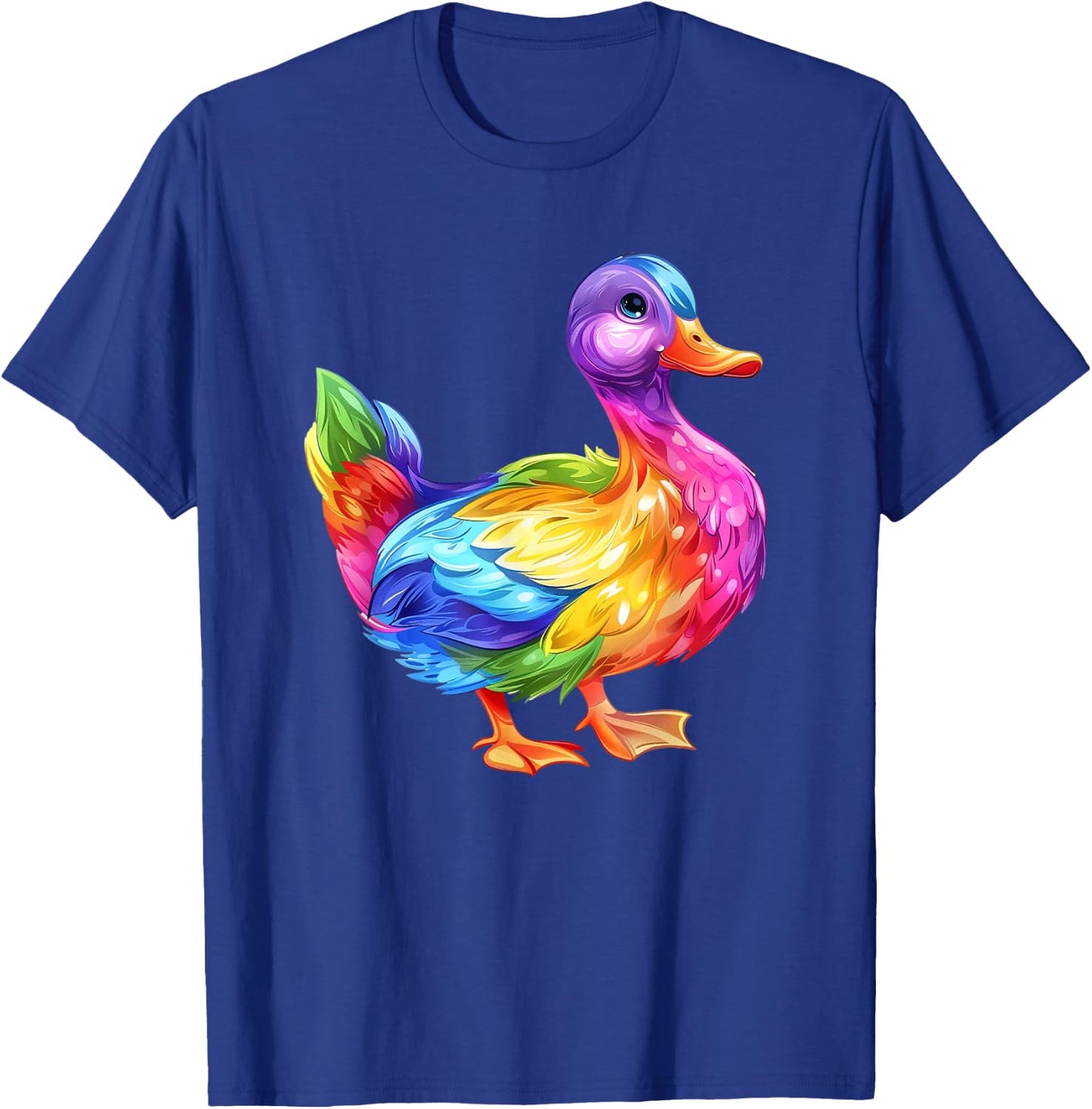 Duck Rainbow T-Shirt - T-Shirt | Royal
