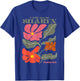 I Will Not Be Shaken Psalm 16 8 Christian Retro Groovy Boho T-Shirt - T-Shirt | Royal