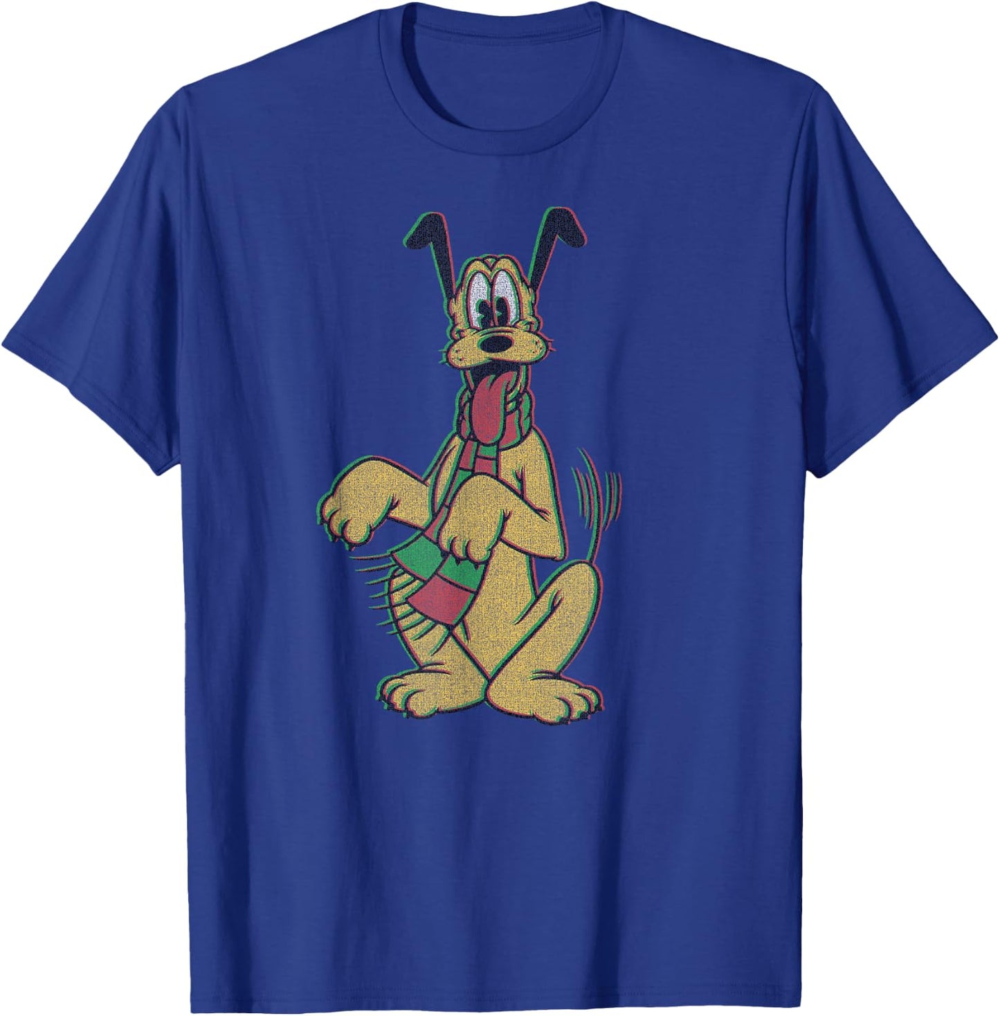 Disney Pluto Christmas Style Portrait T-Shirt - T-Shirt | Royal