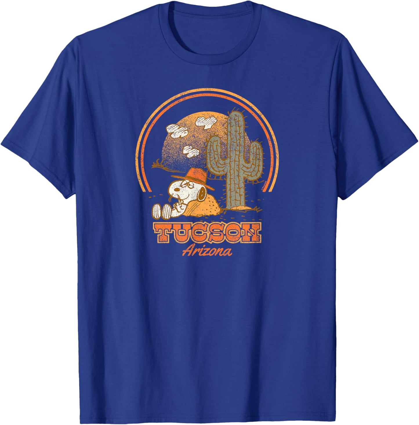Peanuts - Spike Tucson Arizona Relaxing in Desert T-Shirt - T-Shirt | Royal