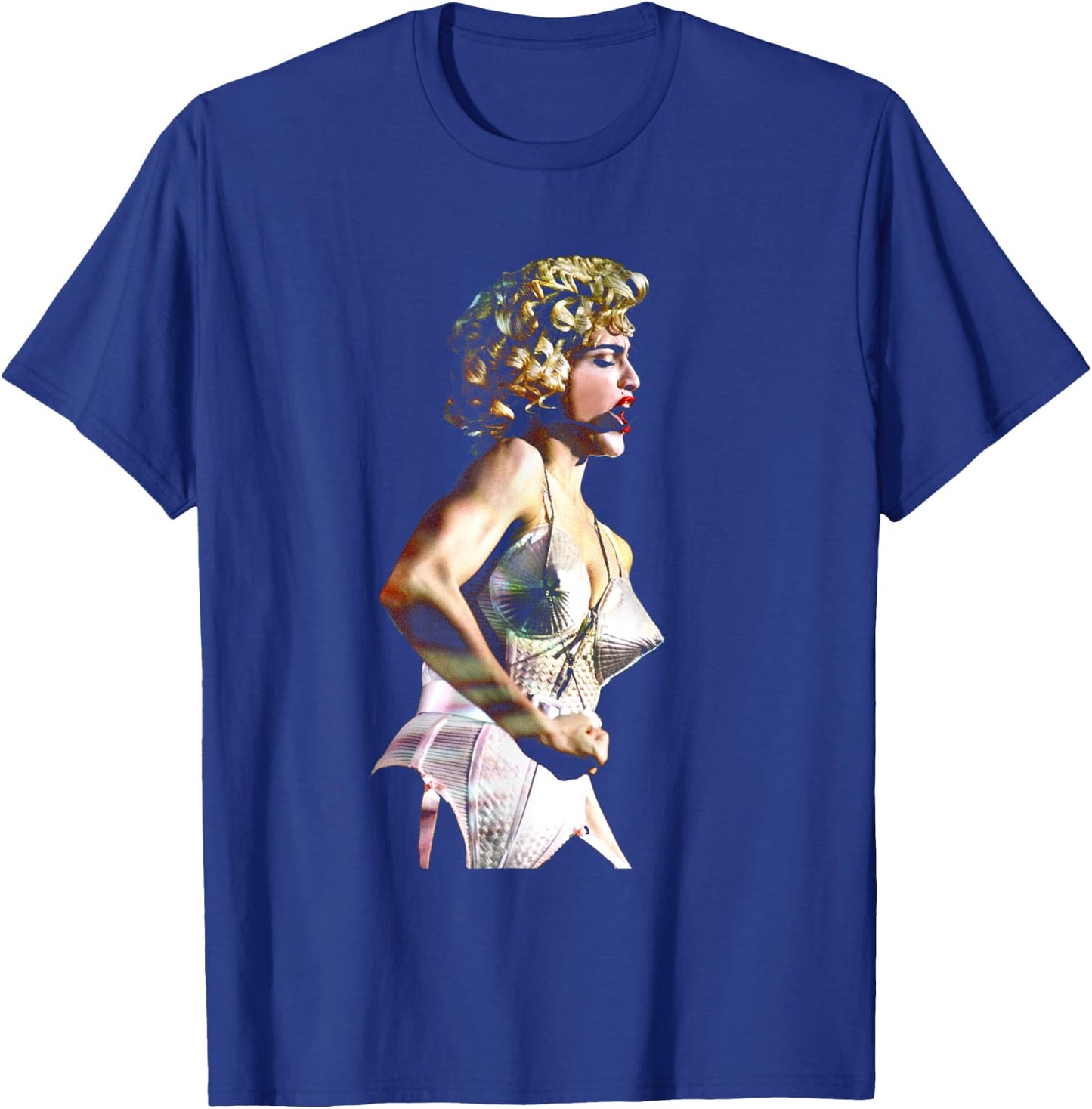 Madonna Corset Live Blonde Ambition By Stephen Wright T-Shirt - T-Shirt | Royal