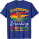 Breaking Every Chain Since 1865 Freedom Juneteenth Women Men T-Shirt - T-Shirt | Royal