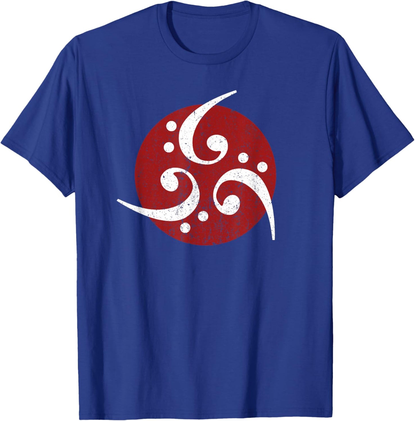 Bass Clef Vintage Bassist Bass Player Art Musician T-Shirt - T-Shirt | Royal