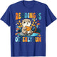 Reading Is Otterly Fun Sea Otter Book Lover Bookworm T-Shirt - T-Shirt | Royal