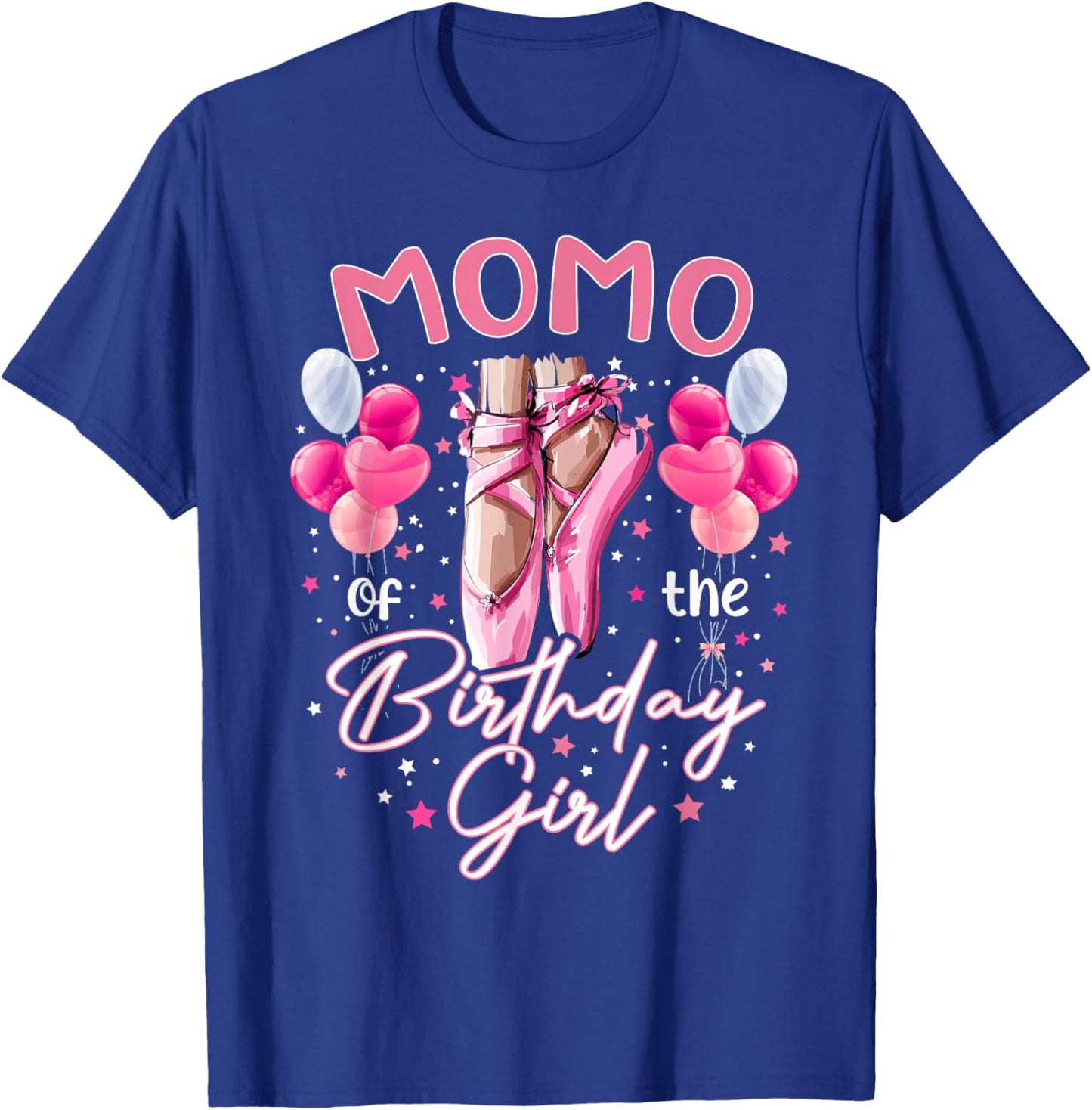Momo Of The Birthday Girl Ballet Dancer Ballerina Kids T-Shirt - T-Shirt | Royal