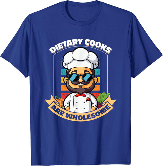 Dietary Cook Food Service Worker Cafeteria Dietary Cook T-Shirt - T-Shirt | Royal