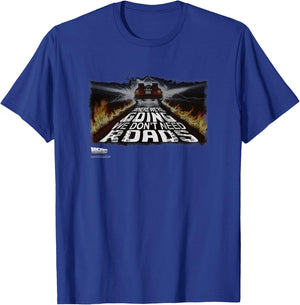 Back To The Future We Don't Need Roads DeLorean T-Shirt - T-Shirt | Royal