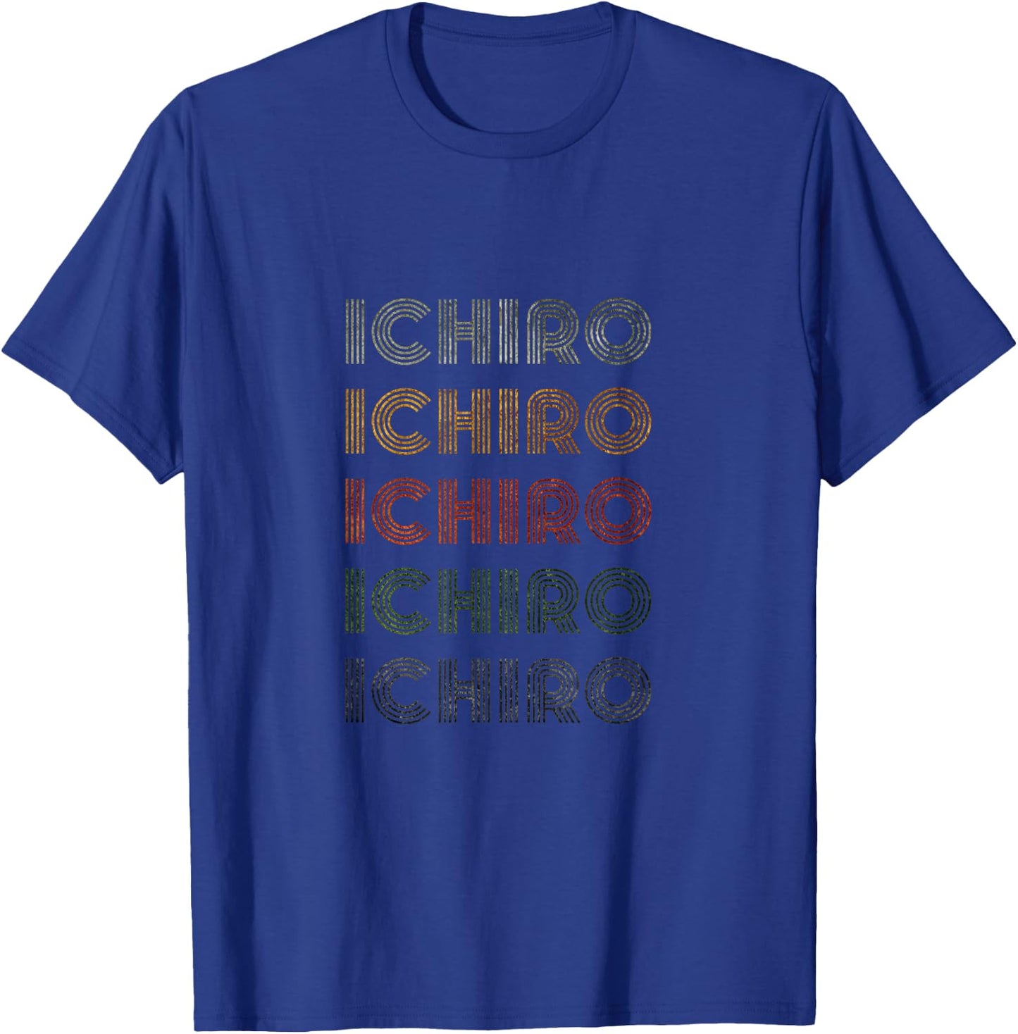 Love Heart Ichiro Grunge Vintage Style Black Ichiro T-Shirt - T-Shirt | Royal