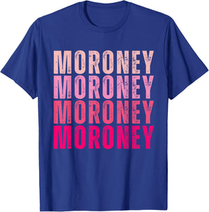 Personalized Name Moroney I Love Moroney Vintage T-Shirt - T-Shirt | Royal
