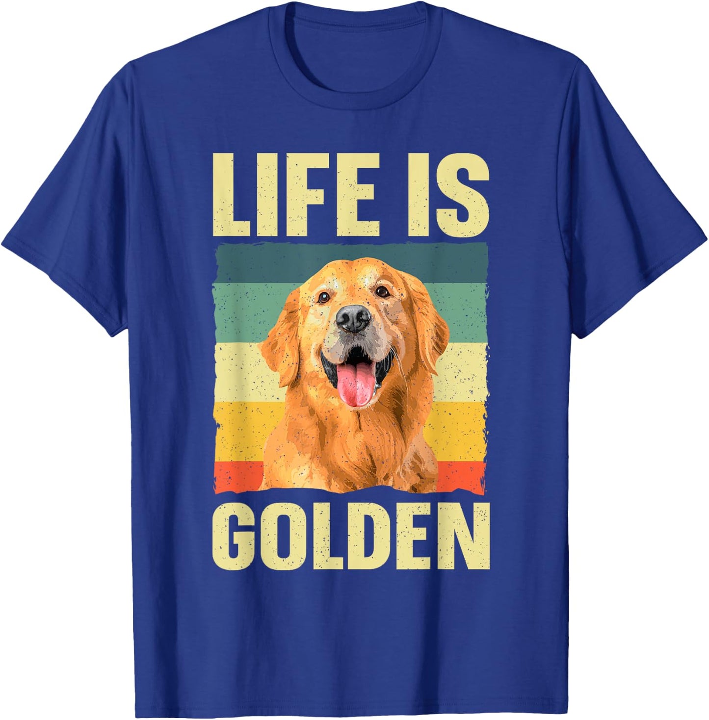Golden Retriever Design Women Golden Retriever Lover T-Shirt - T-Shirt | Royal