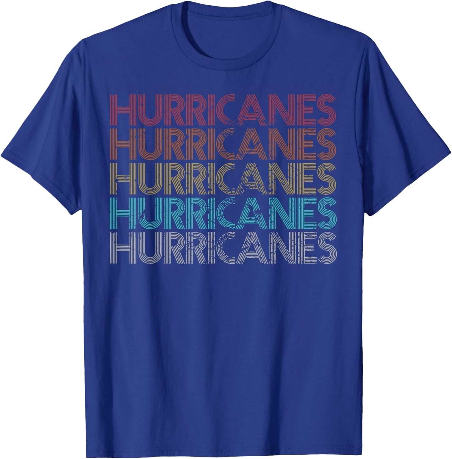 Retro Vintage Hurricanes T-Shirt - T-Shirt | Royal
