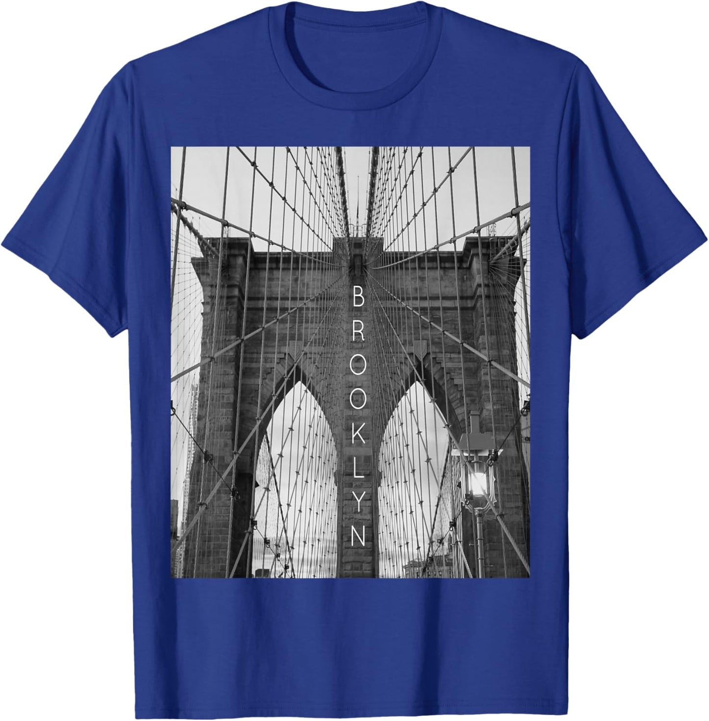 New York City Brooklyn Bridge Small T-Shirt - T-Shirt | Royal