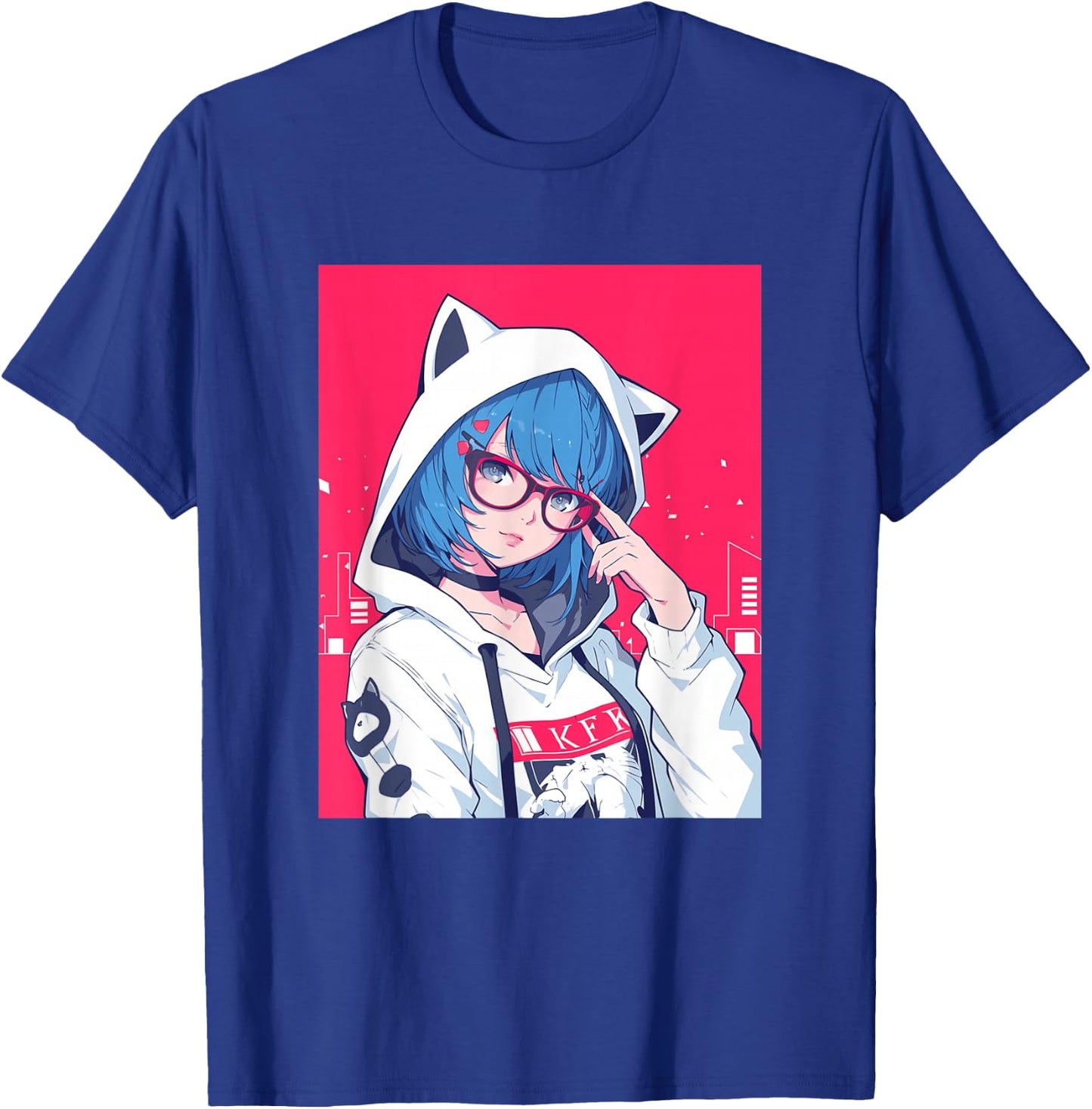 Anime Girl T-Shirt - T-Shirt | Royal