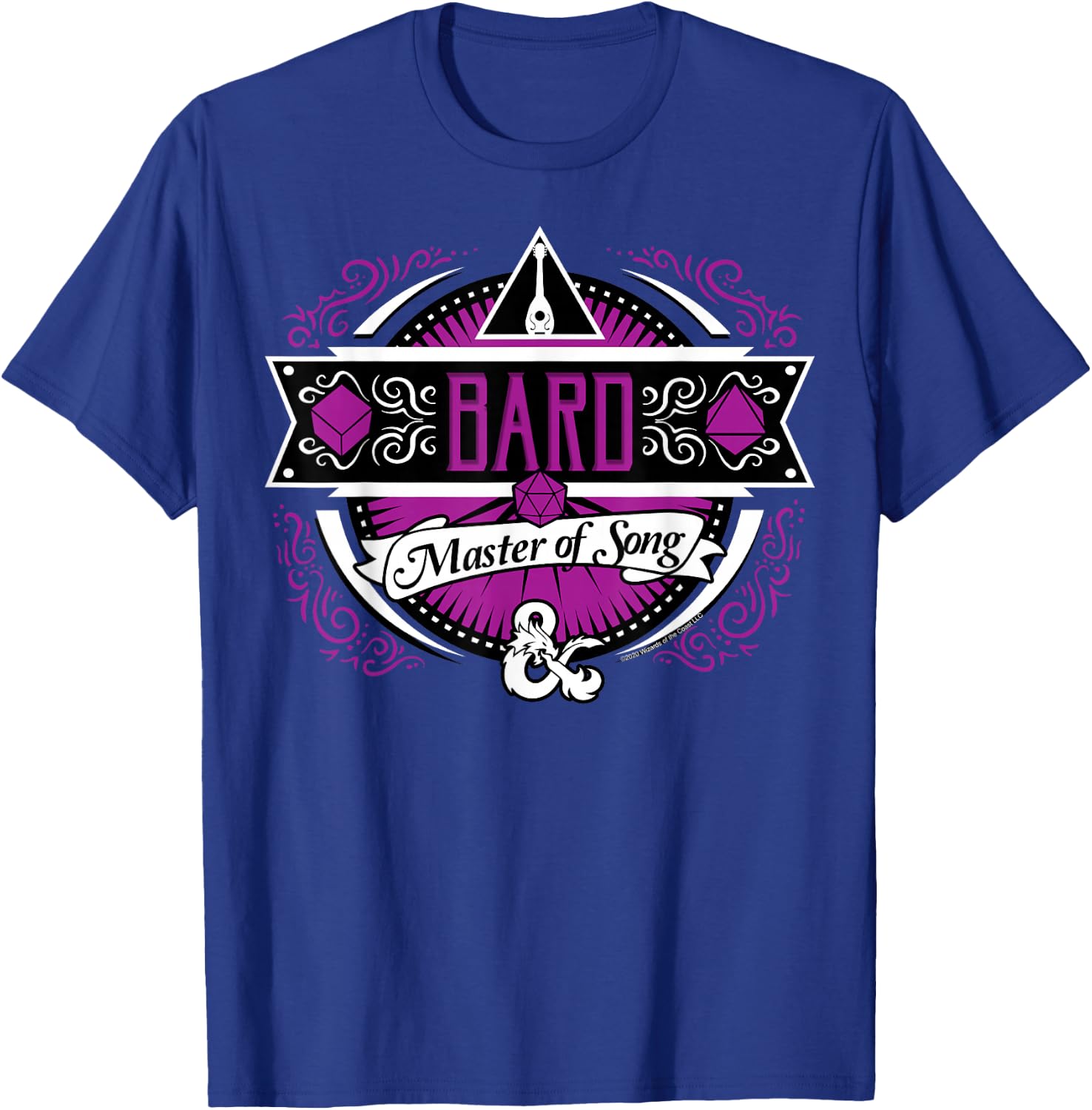 Dungeons & Dragons Bard Master Of Song T-Shirt - T-Shirt | Royal
