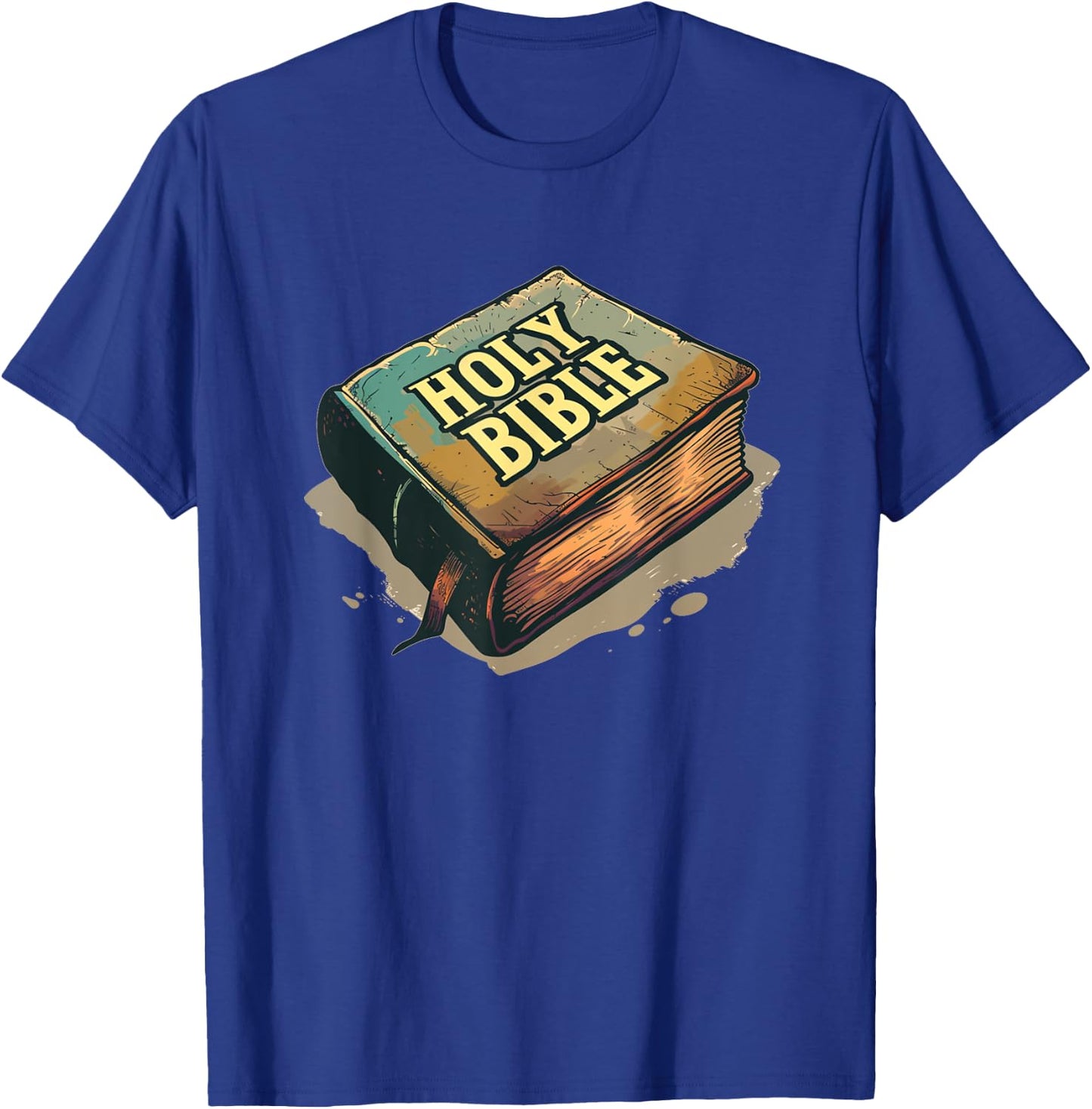Cool Holy Bible Book Costume for Man and Woman T-Shirt - T-Shirt | Royal